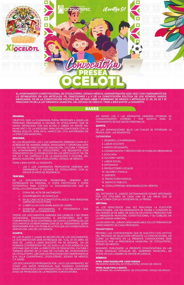 CONVOCATORIA OCELOTL