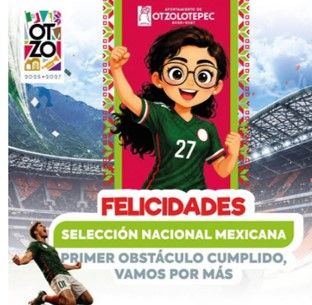 ¡Muchas felicidades a nuestra Selección Nacional Mexicana por este triunfo!